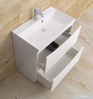 BelBagno Тумба под умывальник Marino-800-2C-PIA-BL-P (bianco lucido)