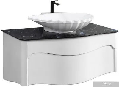 Belux Тумба под умывальник Анжело НП110-01 (1, белый глянец)