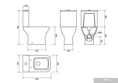 Унитаз IDDIS Torr TORRDSEi24