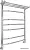Полотенцесушитель ZorG Tiida Plus 80x50