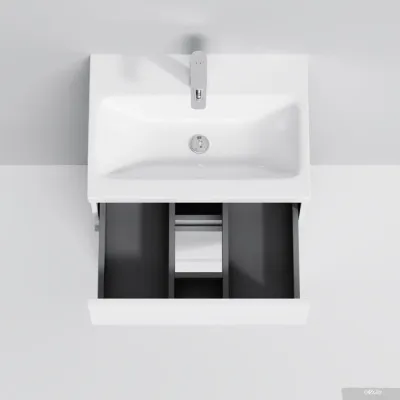 AM.PM Тумба с умывальником Gem M91FSX0602WG + M90WCC0602WG