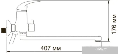 Смеситель Wasserkraft Isen 2602L