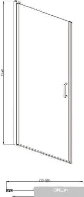 Adema Nap-80 (прозрачное стекло)