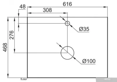 BelBagno Тумба под умывальник Etna-H60-600-2C-SO-RW-P
