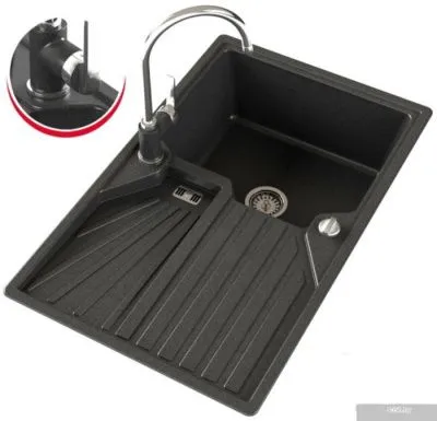 Кухонная мойка TEKA Cascad 45 B-TG (антрацит)