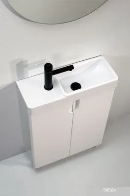 Belux Тумба под умывальник Кадис Н 55 (1, белый)