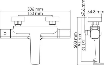 Wasserkraft Elbe 7488 Thermo