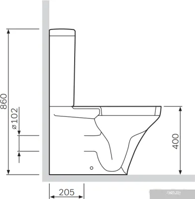 Унитаз AM.PM Inspire [C508607WH]