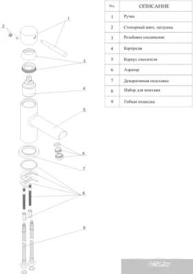 Смеситель Wasserkraft Main 4104