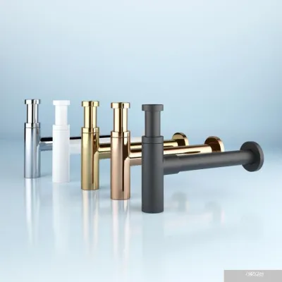 Wellsee Drainage System 182123002 (сифон, донный клапан, матовый белый)