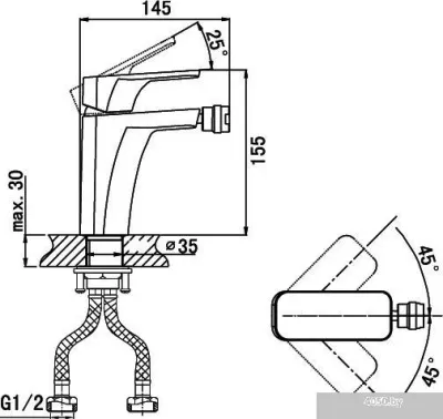 Смеситель D&K DA1432215