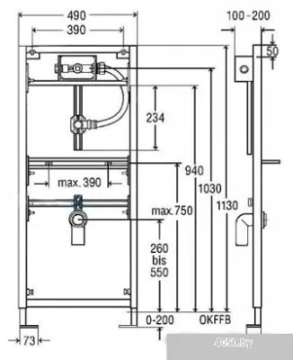 Инсталляция для унитаза Viega Eco Plus [461843]