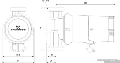 Насос Grundfos UP 20-14 BX