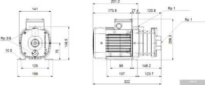 Насос Grundfos CM3-4 A-R-A-E-AVBE