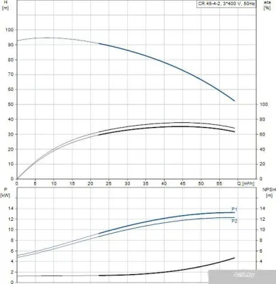 Насос Grundfos CR 45-4-2 A-F-A-E-HQQE