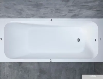 Salini Ornella Axis Kit 180x80 103521M (S-Stone, матовый)