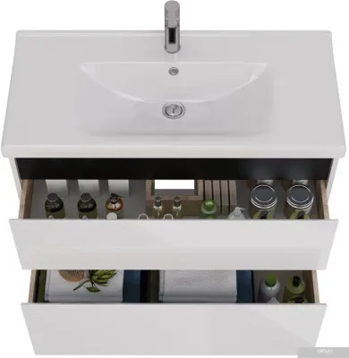 Lemark Тумба под умывальник Combi 100 LM03C100T (белый глянец)