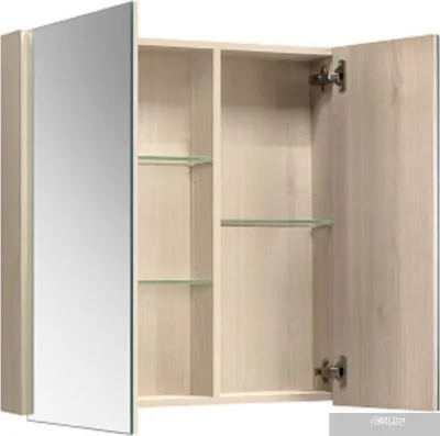 Belux Шкаф с зеркалом Стокгольм ВШ 70 (183, акация лэйкленд светлая)