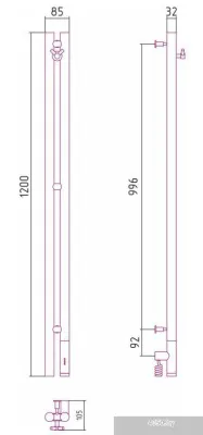 Сунержа Нюанс 3.0 1200 правый 31-5843-1253