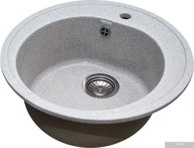 Кухонная мойка GranAlliance G-10 (серый, без сифона)