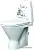 Унитаз Оскольская керамика Милана люкс (мельница)