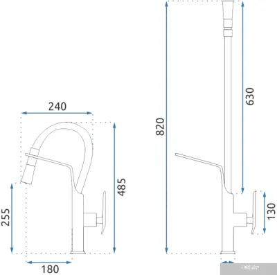 Rea Castor REA-B6935 (черный матовый)
