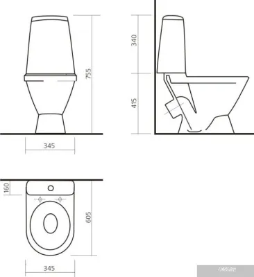 Унитаз Sanita Лада комфорт