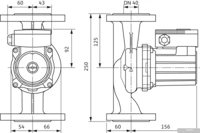 Насос Wilo TOP-RL 40/4
