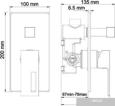 Смеситель Wasserkraft Alme 1541