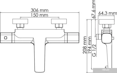 Wasserkraft Elbe 7488 Thermo