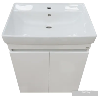 Misty Тумба под умывальник Енисей 50 (белая прямая) Э-Ени01050-011