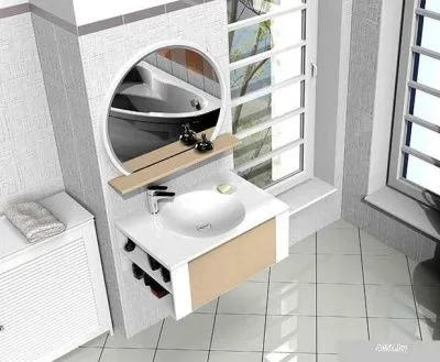 Belux Тумба под умывальник Бали Н 80-01