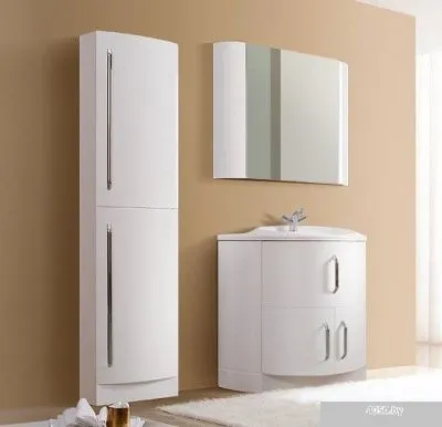 Belux Шкаф-пенал Рото ПН40 (белый, правый)