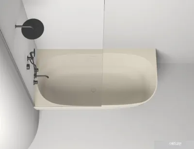 Salini Sofia CORNER L 170x85 102525M (S-stone, матовый)