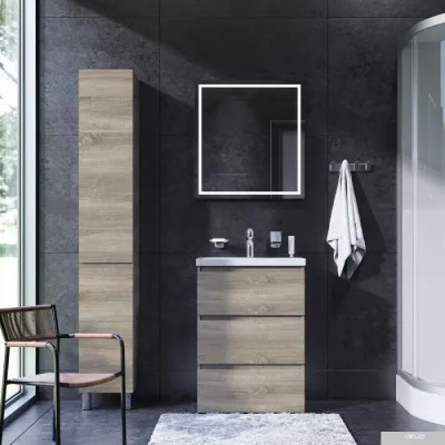 AM.PM Тумба под умывальник Gem S 60 M91FSX0602OF (3 ящика,светлый дуб)