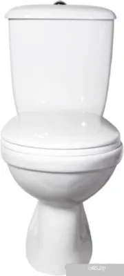 Унитаз Оскольская керамика Суперкомпакт (белый, вертикальный выпуск)