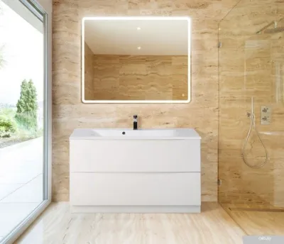 BelBagno Тумба под умывальник Marino-1000-2C-PIA-BL-P (bianco lucido)