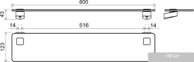 Ravak Полка TD 500.00 X07P332
