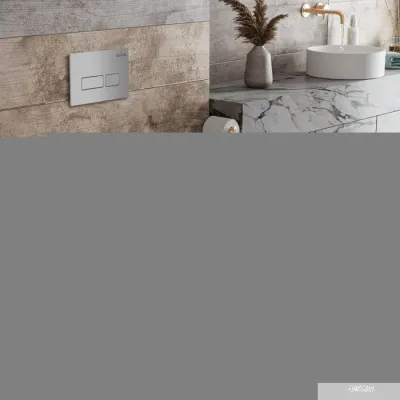 Roxen Cube One Rimless 6 в 1 StounFix Slim 592045 (кнопка: хром)