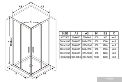 Ravak BLSRV2K-120 X1XMG0300Z1