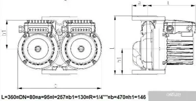 IMP Pumps GHNDbasic II 80-190F PN10