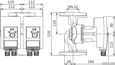 Wilo Yonos MAXO-D 32/0.5-11