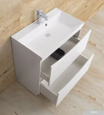 BelBagno Тумба под умывальник Marino-900-2C-PIA-BL-P (bianco lucido)