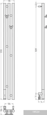Сунержа Терция 3.0 120x10.6 00-5844-1211