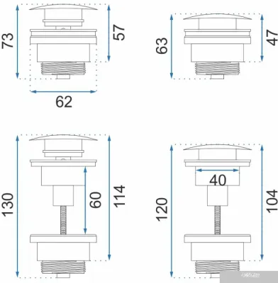 Rea Klik-Klak A5215 (черный матовый)