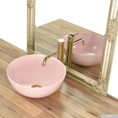 Умывальник Rea Stella (коралловый матовый)