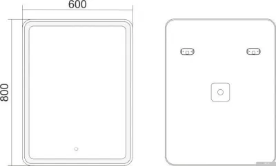 Axus Зеркало Relax 60x80 Стандарт