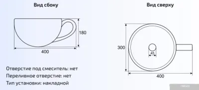 Умывальник Gid N9055 (белый)