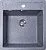 Кухонная мойка GranAlliance G-20 (темно-серый, без сифона)