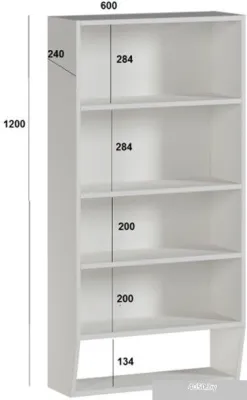 Genesis Мебель Шкаф 1 (белый)